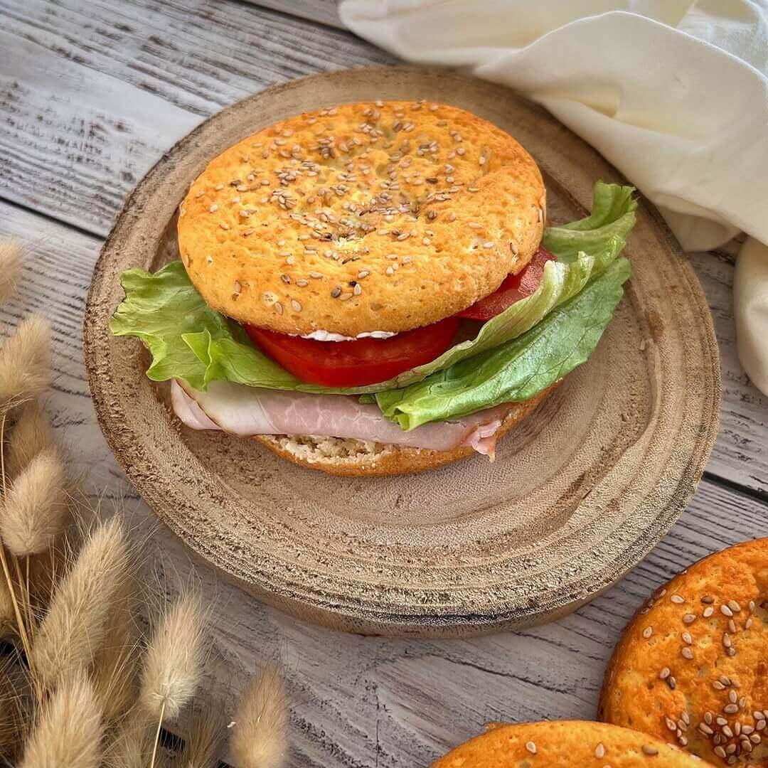 Bambuszrostlisztes zsemle - nagyon alacsony szénhidráttartalmú változat