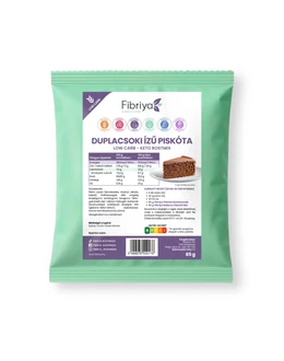 Fibriya Dupla csoki ízű piskóta - Low carb keto rostmix 85g