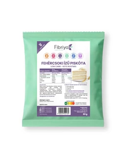 Fibriya Fehércsoki ízű piskóta - Low carb keto rostmix 80g