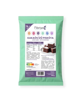 Fibriya Kakaós ízű piskóta - Low carb keto rostmix 200g
