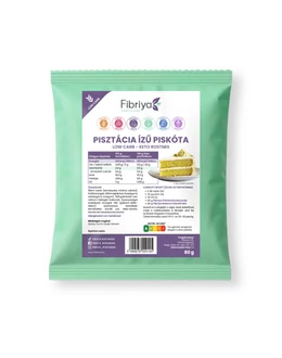 Fibriya Pisztácia ízű piskóta - Low carb keto rostmix 80g