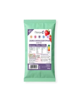 Fibriya Zero desszertpor - Eper ízű 100g