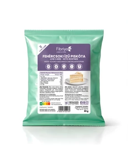 Fibriya Fehércsoki ízű piskóta - Low carb keto rostmix 80g