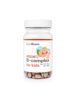 GymBeam B-komplex rágótabletta gyerekeknek 120 tabl. sárgabarack