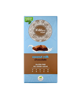 Milkless Delight kókusztejes csokoládé édesítőszerekkel 80g