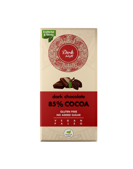 Dark Delight étcsokoládé 85% kakaótartalommal, édesítőszerekkel 80g