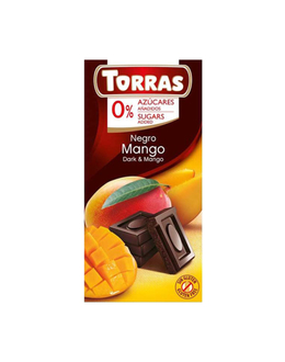 Torras Mangós hozzáadott cukormentes étcsokoládé 75g
