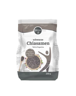 Borchers fekete chiamag (aztékzsálya/Salvia hispanica mag)