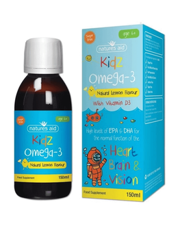 Natures Aid Gyermek Omega-3+D3-vitamin 150ml (Lejárat: 2023.01.01)