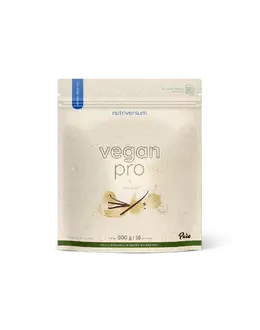 Nutriversum Vegan Pro fehérje, vanília 500g
