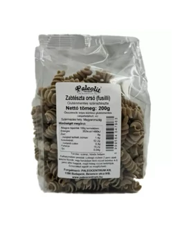 Paleolit Gluténmentes zabtészta - orsó (fusilli) 200g