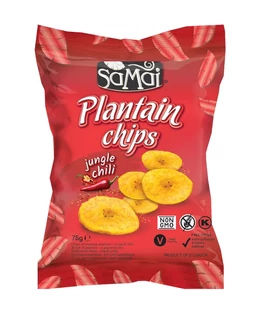 SAMAI Plantain főzőbanán chips csípős chilli 75g