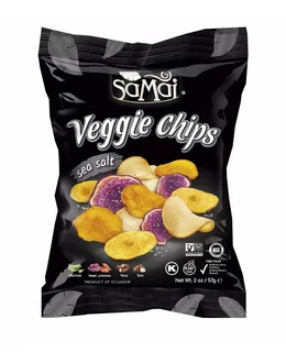 SAMAI Veggie vegyes zöldség chips tengeri sós 57g