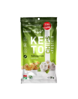 Pannónia Keto chips - fokhagymás 30g