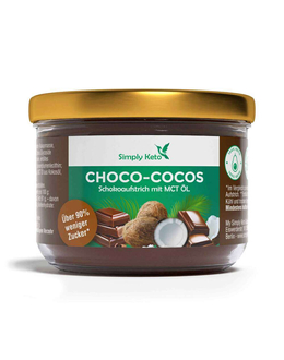 SimplyKeto hozzáadott cukormentes kókuszos csokikrém MCT olajjal