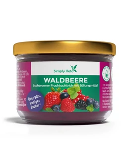 Erdei gyümölcslekvár édesítővel