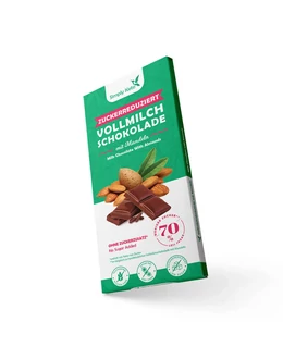 SimplyKeto hozzáadott cukormentes tejcsokoládé mandulával