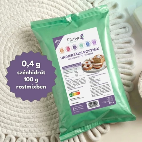 Süss búzaliszt helyett szénhidrátmentes rostkeverékkel