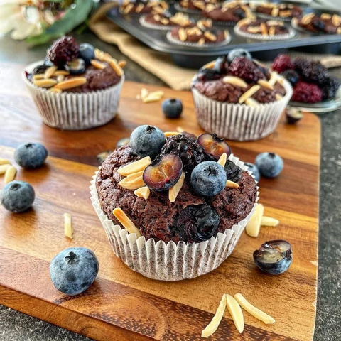Csokis keto muffin