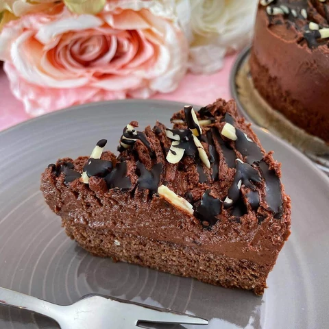 Cukor- és gluténmentes csokitorta