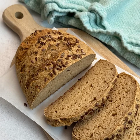 Keto parasztkenyér/ barnakenyér