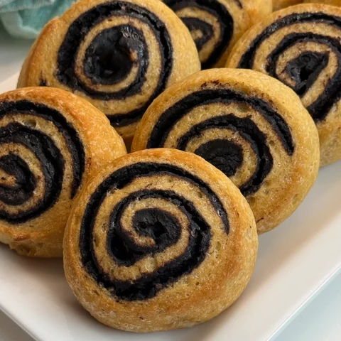 Low carb kakaós csiga Fibriya Univerzális rostmixből