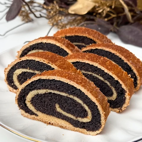 Mákos bejgli Fibriya Univerzális Rostmixből