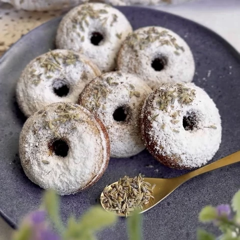 Mandulalisztes fánk