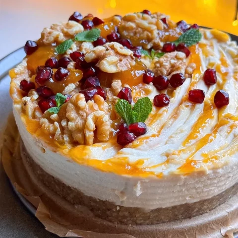 Sütésmentes krémes, karácsonyi torta