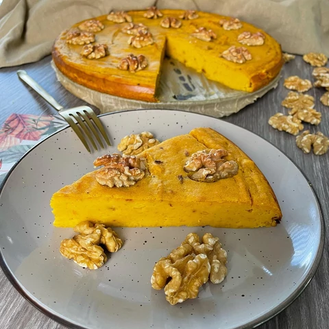 Sütőtök torta mandulaliszttel