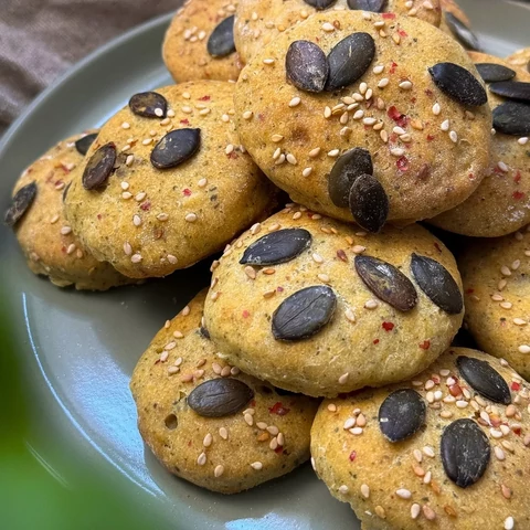 Tökmagos pogácsa - keto recept