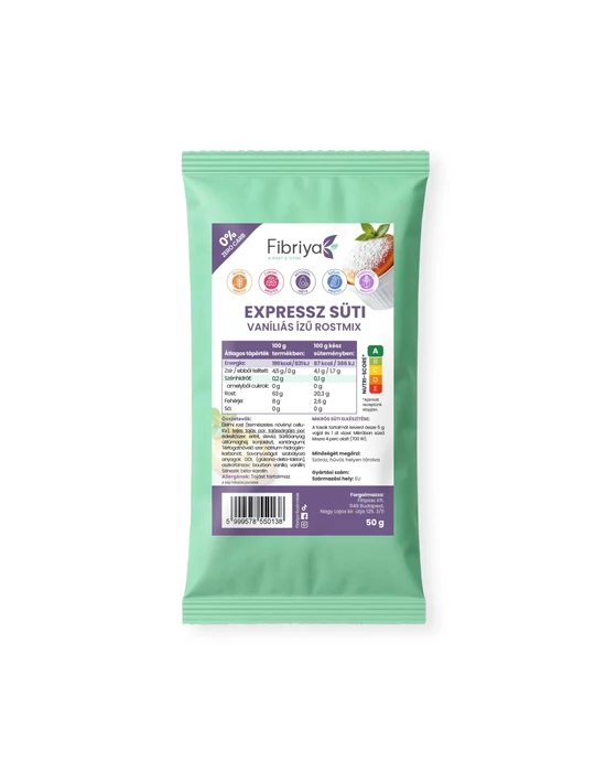 Fibriya Expressz süti - Vaníliás ízű rostmix 50g