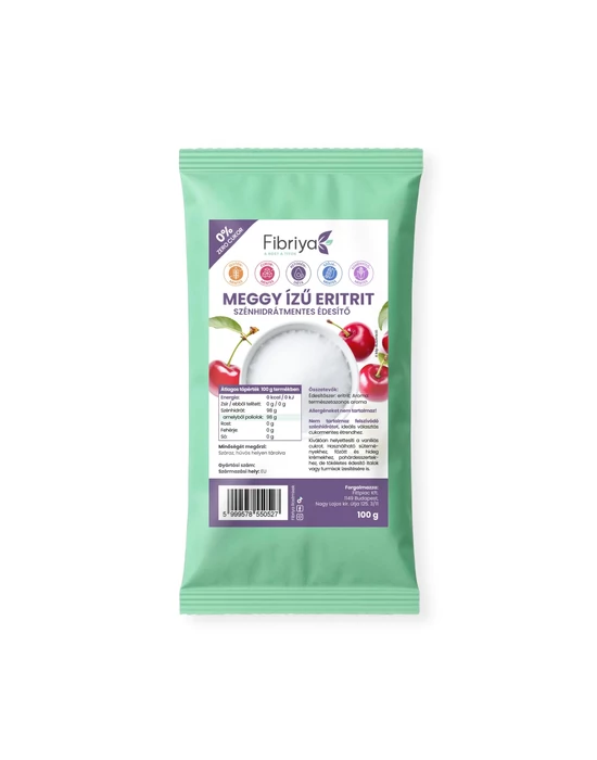 Fibriya Meggy ízű eritrit - szénhidrátmentes édesítő 100g