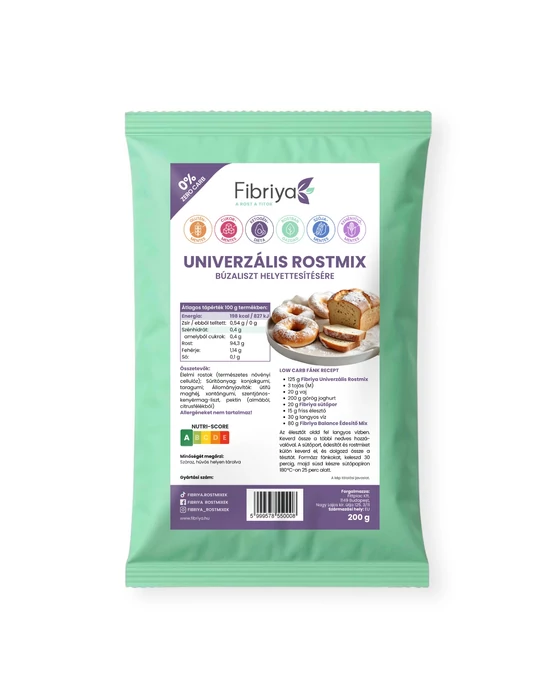 Fibriya Univerzális rostmix - búzaliszt helyettesítésére 200g