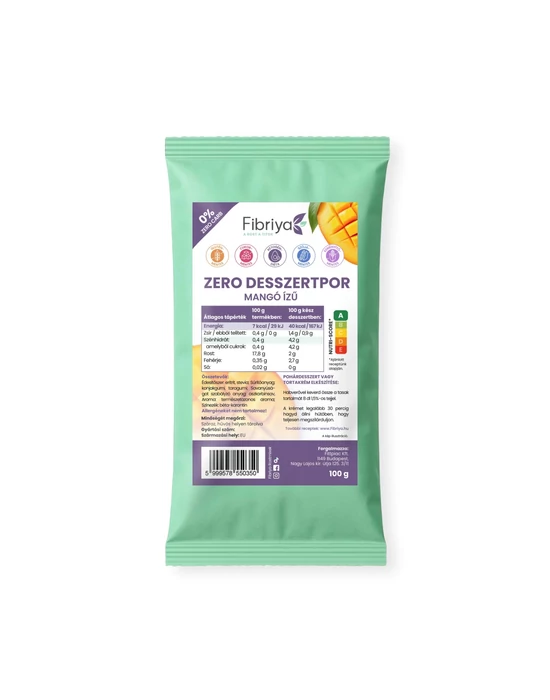Fibriya Zero desszertpor - Mangó ízű 100g