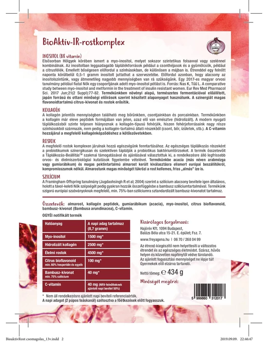 Freyagena BioAktív-IR-rostkomplex 434g