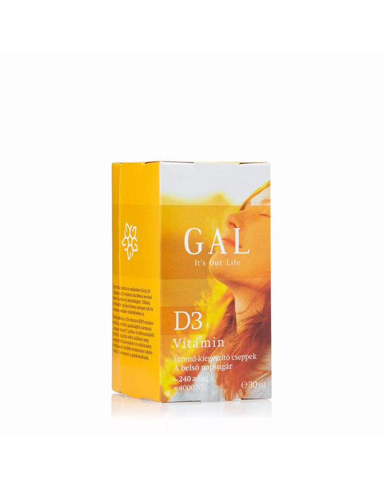 GAL D3-Vitamin étrend-kiegészítő cseppek doboz