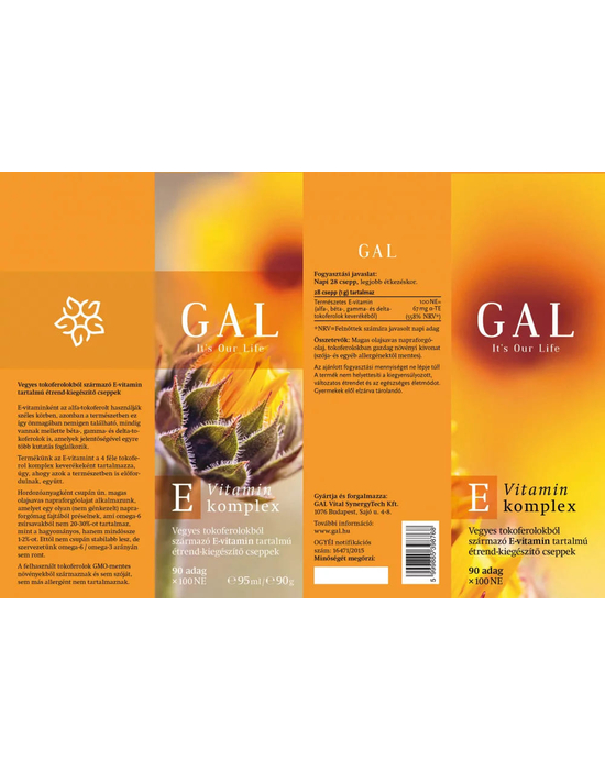 GAL E-vitamin komplex doboz