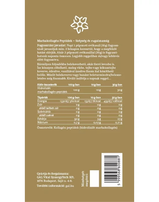 GAL Marhakollagén peptid Klasszik 300g