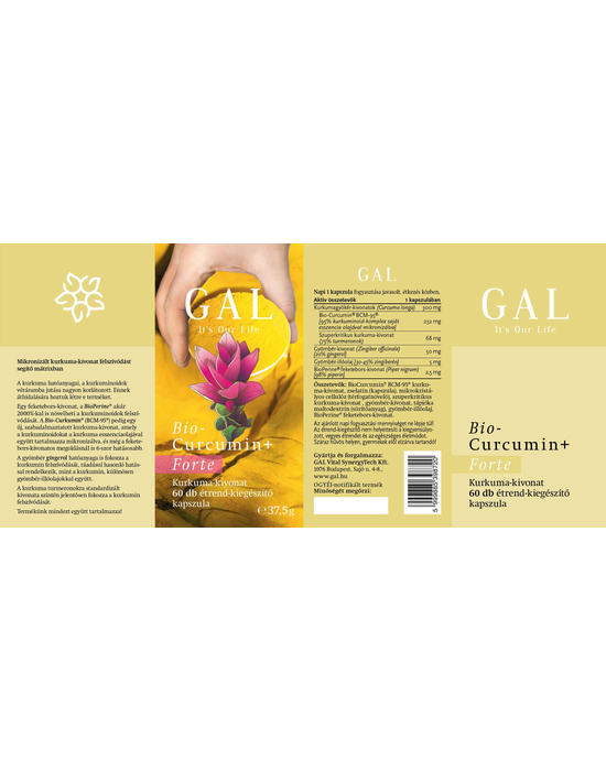 GAL Biocurcumin+ Forte termékleírás