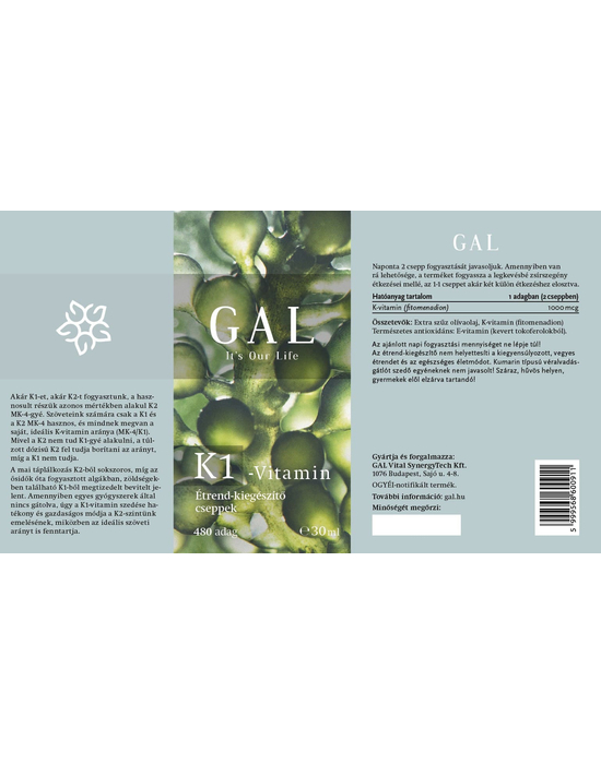 GAL K1-Vitamin tájékoztató