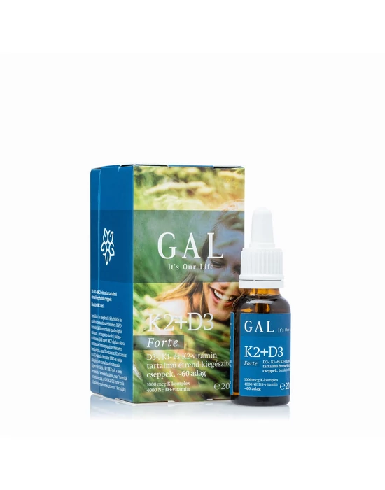 kiválóan hasznosuló K2+D3 vitamin Forte 20ml