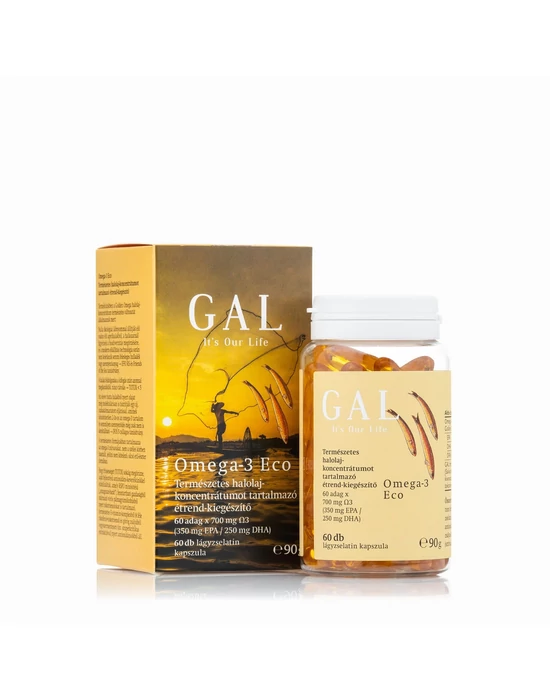 GAL Omega-3 Eco halolaj kapszula 60db