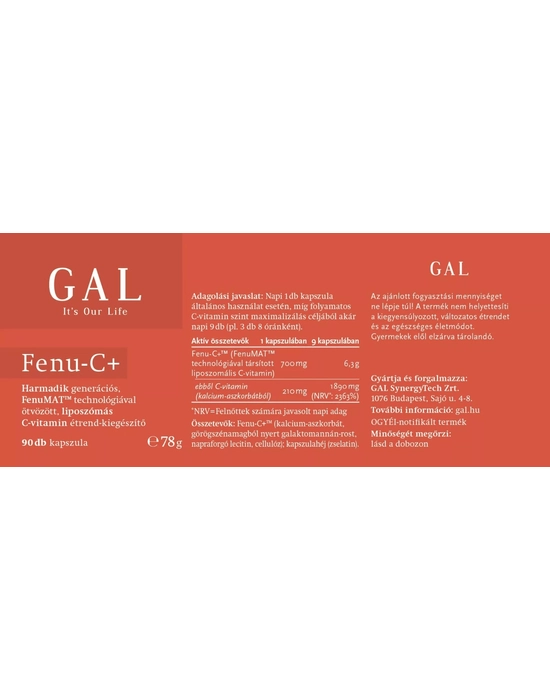 GAL Fenu-C+ kapszula 90db