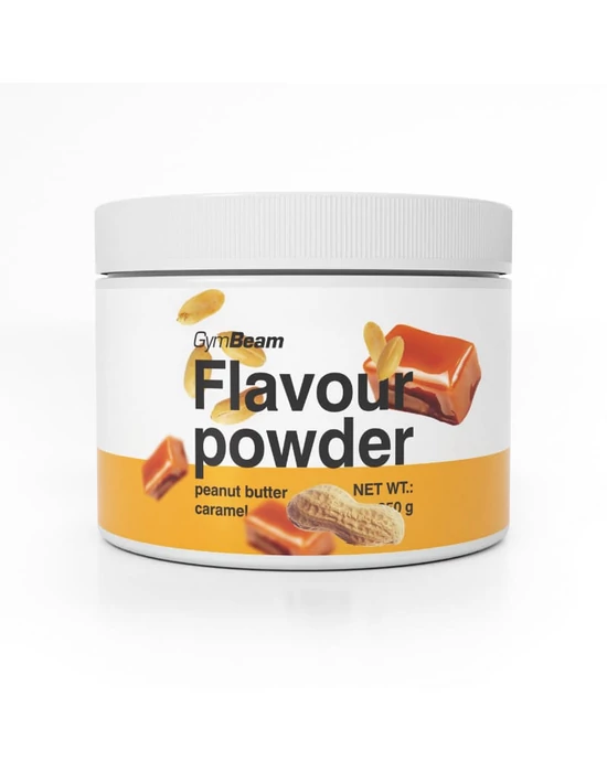 GymBeam Flavour Powder 250g mogyoróvaj-karamell