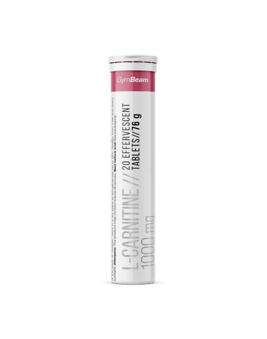 GymBeam L-Karnitin 1000mg pezsgőtabletta 20db málna