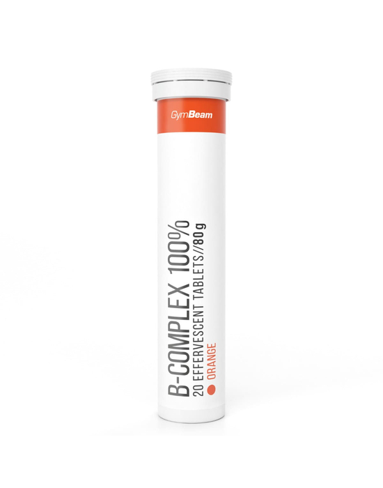 GymBeam B-komplex 100% pezsgőtabletta 20db narancs