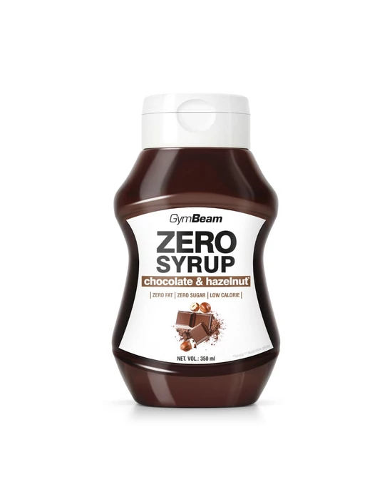 GymBeam ZERO SZIRUP csokoládé &amp; mogyoró 350ml