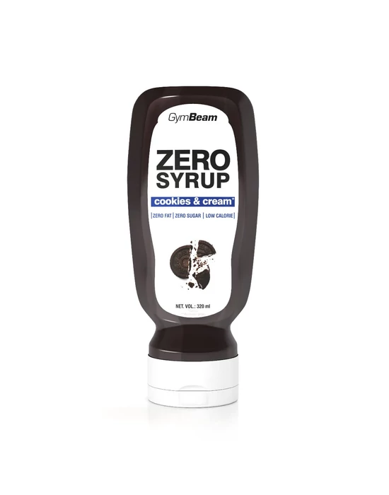 GymBeam ZERO SZIRUP cookies &amp; cream 320ml