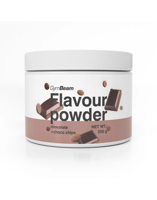 GymBeam Flavour Powder ízesítőpor, csokoládé csokidarabokkal 250g